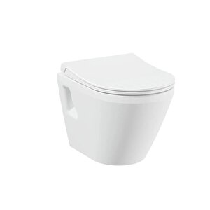 Vitra İntegra Asma Klozet + Vitra Slim Duroplast Klozet Kapağı + Gömme Rezervuar 7063l003-0850