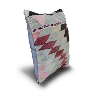 Vintage Kilimli Yastık Kılıfı Pllwsqr1331 - 40x40