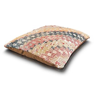 Vintage Kilimli Yastık Kılıfı Pllwsqr1082 - 40x40