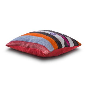 Vintage Kilimli Yastık Kılıfı Pllwsqr1237 - 38x38