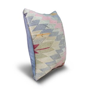 Vintage Kilimli Yastık Kılıfı Pllwsqr1330 - 40x40