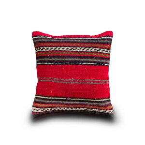 Vintage Kilimli Yastık Kılıfı Pllwsqr1093 - 40x40