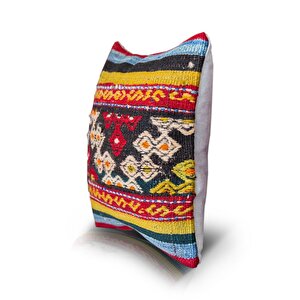Vintage Kilimli Yastık Kılıfı Pllwsqr1396 - 40x40