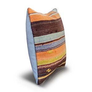 Vintage Kilimli Yastık Kılıfı Pllwsqr1322 - 40x40