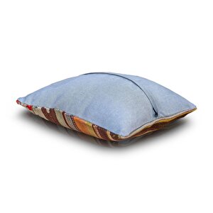Vintage Kilimli Yastık Kılıfı Pllwsqr1322 - 40x40