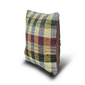 Vintage Kilimli Yastık Kılıfı Pllwsqr1129 - 42x42