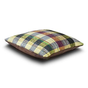 Vintage Kilimli Yastık Kılıfı Pllwsqr1129 - 42x42