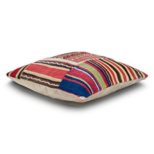 Vintage Kilimli Yastık Kılıfı Pllwsqr1157 - 42x42