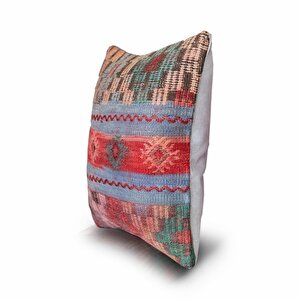 Vintage Kilimli Yastık Kılıfı Pllwsqr1385 - 40x40