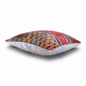 Vintage Kilimli Yastık Kılıfı Pllwsqr1385 - 40x40