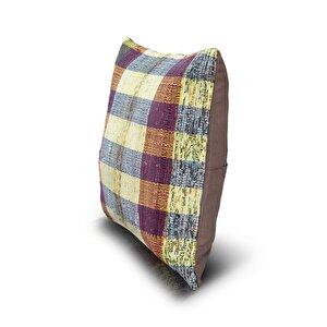 Vintage Kilimli Yastık Kılıfı Pllwsqr1169 - 42x42