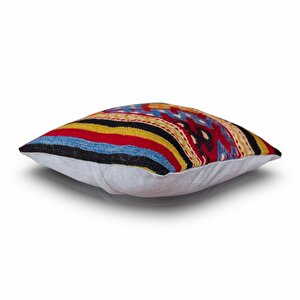 Vintage Kilimli Yastık Kılıfı Pllwsqr1354 - 40x40