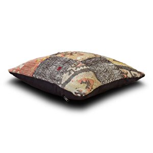 Vintage Kilimli Yastık Kılıfı Pllwsqr1131 - 42x42