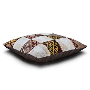 Vintage Kilimli Yastık Kılıfı Pllwsqr1142 - 42x42