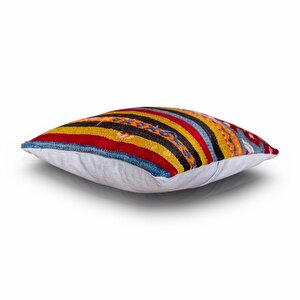 Vintage Kilimli Yastık Kılıfı Pllwsqr1387 - 40x40