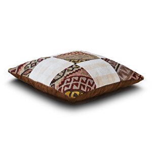 Vintage Kilimli Yastık Kılıfı Pllwsqr1128 - 42x42