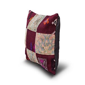 Vintage Kilimli Yastık Kılıfı Pllwsqr1135 - 42x42