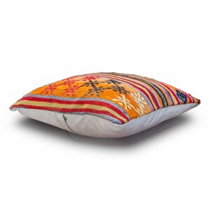Vintage Kilimli Yastık Kılıfı Pllwsqr1360 - 40x40