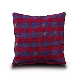 Vintage Kilimli Yastık Kılıfı Pllwsqr1145 - 42x42