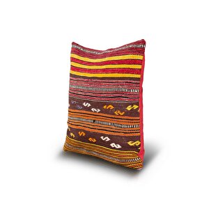 Vintage Kilimli Yastık Kılıfı Pllwsqr1116 - 42x42