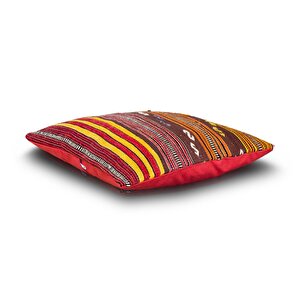 Vintage Kilimli Yastık Kılıfı Pllwsqr1116 - 42x42