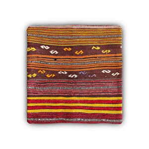 Vintage Kilimli Yastık Kılıfı Pllwsqr1116 - 42x42