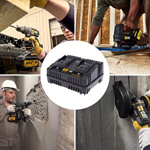 Dxc42 18volt Li-ion One For All Profesyonel İkili Hızlı Akü Şarj Cihazı