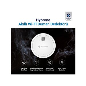 Hybrone Hy-sw1041-sd Hybrone Akıllı Duman Dedektörü Sesli Ve Görsel Uyarı Wi-fi