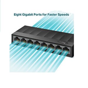 Ls1008g  8 Port Gıgabıt Masaüstü Ethernet Switch