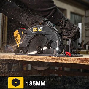 Cat Dx53 18volt 4.0ah 185mm Kömürsüz Profesyonel Daire Testere