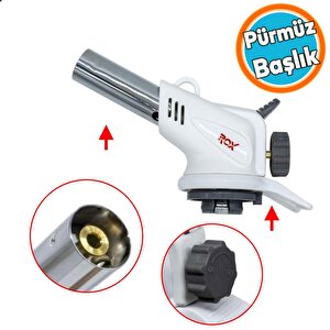 Çakmaklı Pürmüz Başlık 153roxt05af Torch Rox Kamp Piknik Kamp Mangal Mutfak Ateş Tutuşturucu 1 Adet