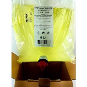 Klasik Limon Kolonyası 5 Litre Bag In Box