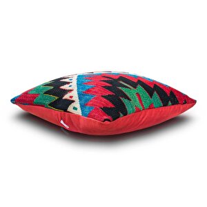 Vintage Kilimli Yastık Kılıfı Pllwsqr1185 - 40x40