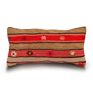 Vintage Kilimli Yastık Kılıfı Pllwrec1426 - 30x60