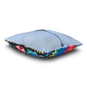 Vintage Kilimli Yastık Kılıfı Pllwsqr1329 - 40x40