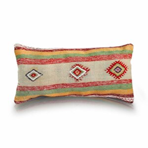 Vintage Kilimli Yastık Kılıfı Pllwrec1514 - 30x60