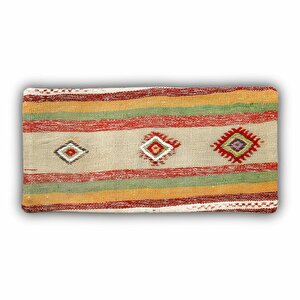 Vintage Kilimli Yastık Kılıfı Pllwrec1514 - 30x60