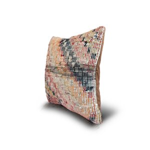 Vintage Kilimli Yastık Kılıfı Pllwsqr1081 - 40x40