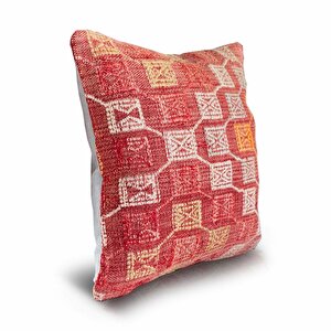 Vintage Kilimli Yastık Kılıfı Pllwsqr1466 - 40x40