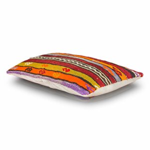 Vintage Kilimli Yastık Kılıfı Pllwrec1533 - 30x60