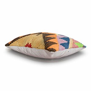 Vintage Kilimli Yastık Kılıfı Pllwsqr1431 - 40x40