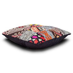Vintage Kilimli Yastık Kılıfı Pllwsqr1202 - 40x40