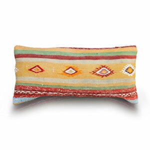 Vintage Kilimli Yastık Kılıfı Pllwrec1531 - 30x60