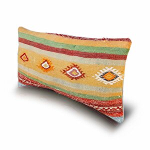Vintage Kilimli Yastık Kılıfı Pllwrec1531 - 30x60