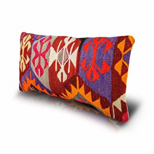 Vintage Kilimli Yastık Kılıfı Pllwrec1528 - 30x60
