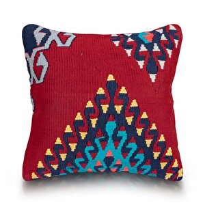 Vintage Kilimli Yastık Kılıfı Pllwsqr1440 - 40x40