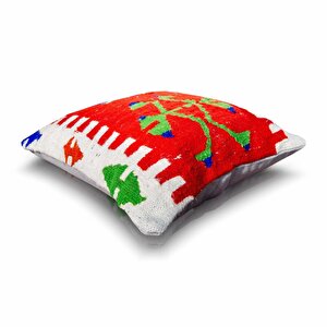 Vintage Kilimli Yastık Kılıfı Pllwsqr2505 - 40x40