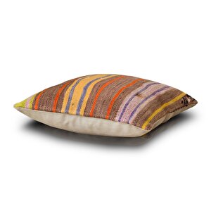 Vintage Kilimli Yastık Kılıfı Pllwsqr1099 - 40x40