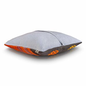 Vintage Kilimli Yastık Kılıfı Pllwsqr1457 - 40x40