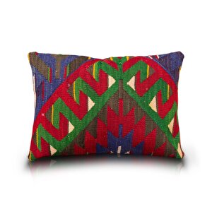Vintage Kilimli Yastık Kılıfı Pllwrecbig09 - 35,5x47